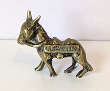 Vintage Brass Donkey Figurine