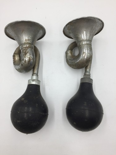 Vintage bike horns - vintage, horns,rubber