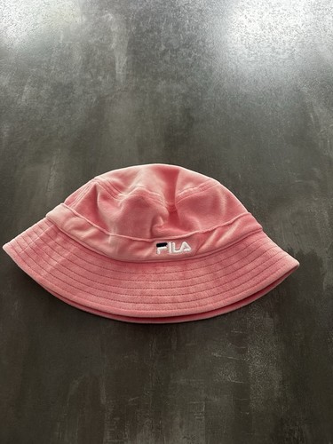 Fila pink velour bucket - fila,