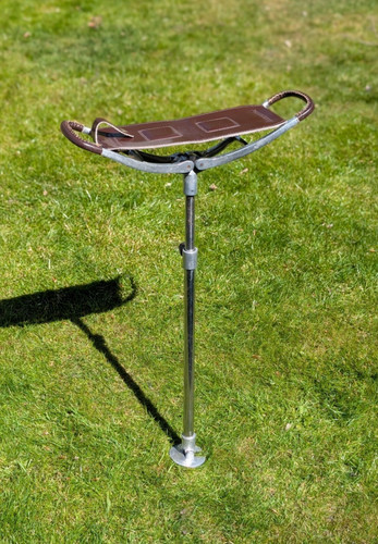 Vintage shooting stick brown - stick,