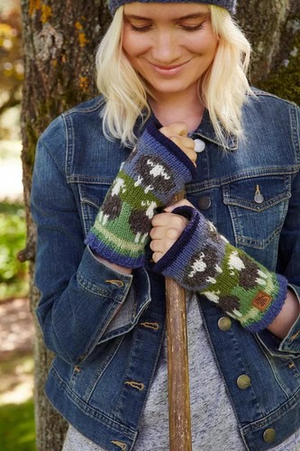 Sheep handwarmer fingerless - sheep,