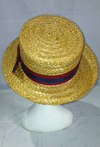 Straw boater hat olney beige - straw,