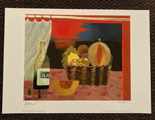 Mary Fedden "Red Sunset" signed limited edition Bow Art print 407/500