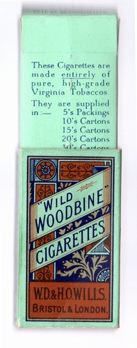 Empty vintage cigarette - empty,