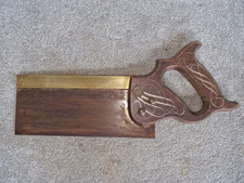 SANDVIK TENON SAW BRASS BACKED Vintage Tools