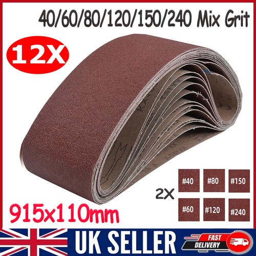 12pcs 100 915mm sanding - 100,