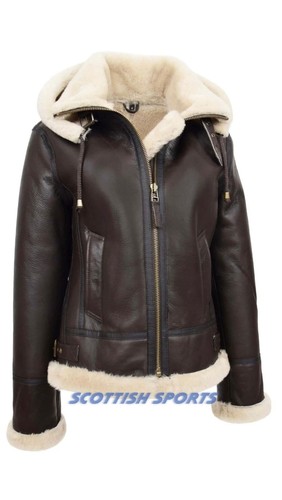 Womens real brown sheepskin - womens,