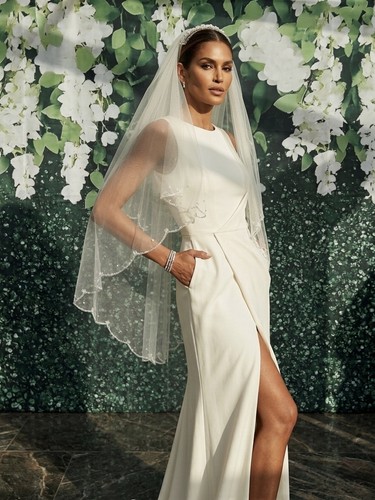 Veil bridal ivory elegant - veil, 2