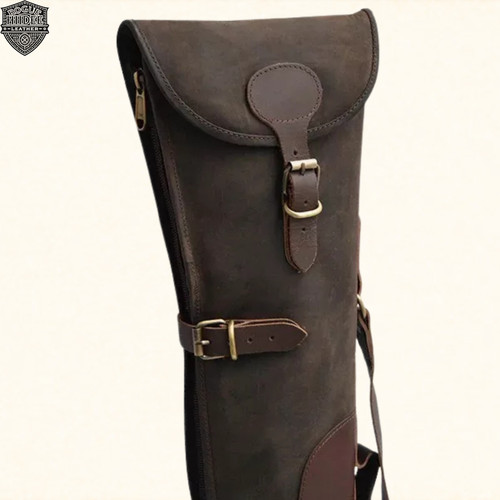 Leather shotgun slip - leather,