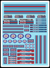 MARTINI RACING 1/43 1/32 1/24 1/18 Water slide decal scalextric decal