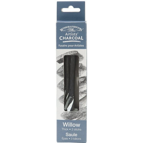 Thick charcoal sticks - 3, x
