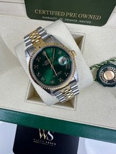 ROLEX  36MM  DATEJUST 18K AND