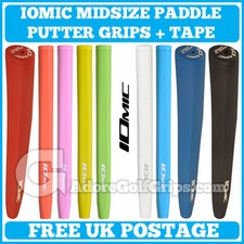 Iomic Midsize Paddle Putter Grip - All Colours - Free Post + Free Tape