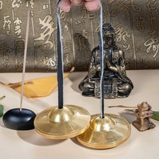 Handcrafted Tibetan Tingsha Cymbals Brass Chime Bells  Buddhist