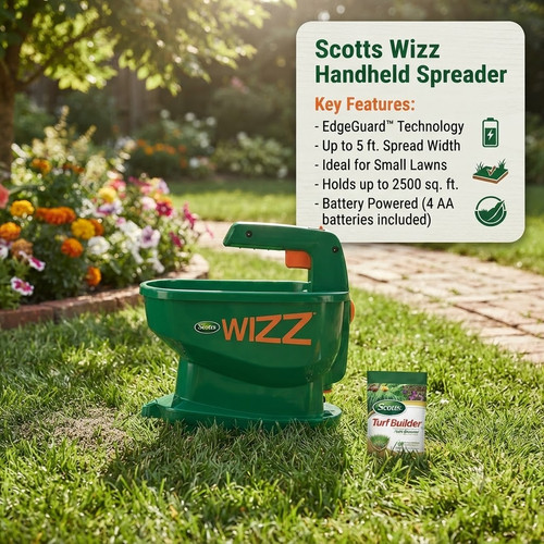 Scotts wizz handheld spreader - wizz,