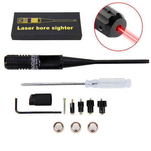 Red laser bore sighter - red,