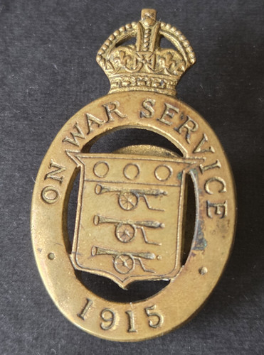 Wwi war service 1915 - wwi, badge