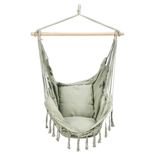 Green hammock hanging swing - green,