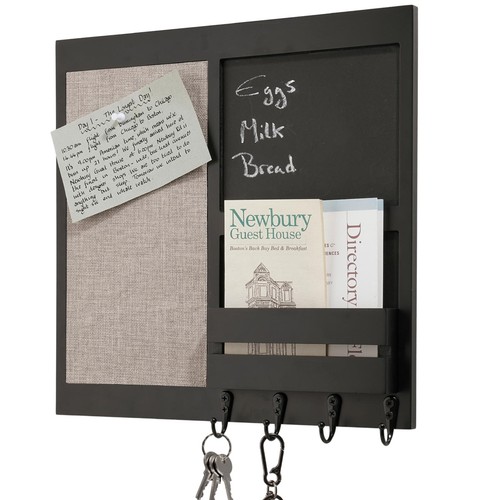 Wall mounted memo board with - wall,
