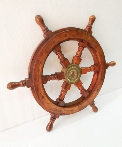 Inch wooden steering wheel - wooden,