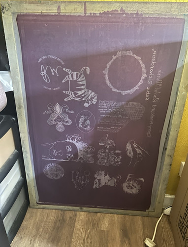 Wood screen printing - wood,