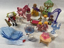Playmobil Unicorn Princess Parrot Cage Furniture Bath Fairy Tale Castle Theme