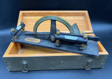 Vintage Warren-Knight Co. Inclinometer Level Surveying Tool - With Wood Box