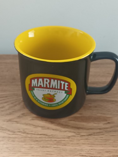 Marmite ceramic mug black - marmite,