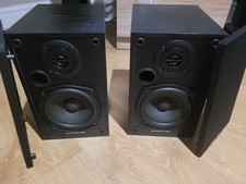 Wharfedale Diamond Pro Stereo Bookshelf Speakers Black 100w 8 Ohms great con