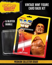 WWF Hulk Hogan Card Back Custom Kit 4.5” Vintage Hasbro Wrestling Figures V2