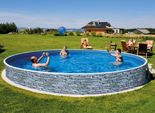 Heated 12ft round above ground - round,