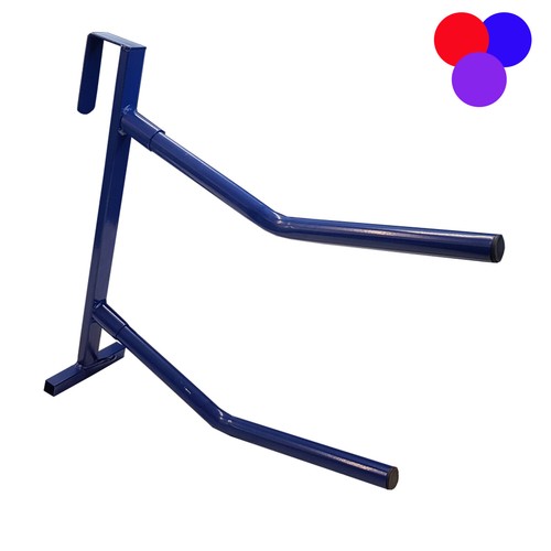 Hook over arm saddle - over, rack