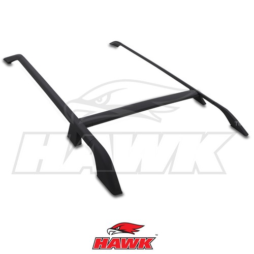 Black roof rails aluminium car - black,