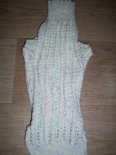 Brand new hand knitted ribbed