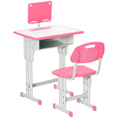 Homcom kids desk and - desk, set