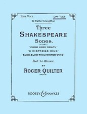 3 Shakespeare Songs op. 6 low