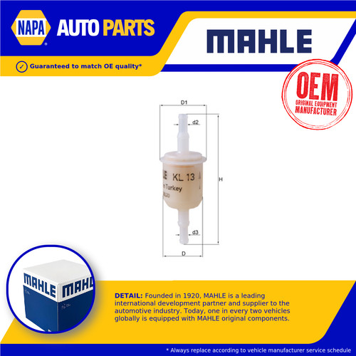 Fuel filter fits saab - fits, 1.5