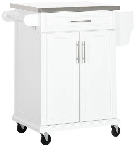 Wooden kitchen island - island, on