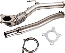 Fits A3 S3 Quattro Golf GTI R Turbo Exhaust Downpipe Stainless Steel Exhuast Pip