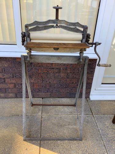 Vintage cast iron mangle agme - vintage,