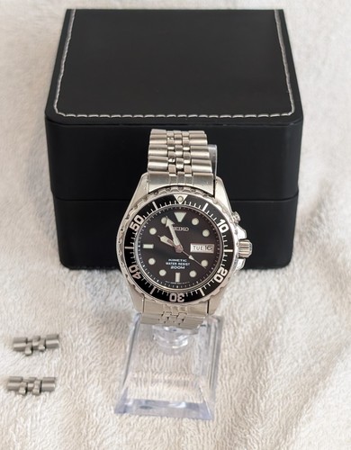 Seiko kinetic sports 200 - kinetic, black