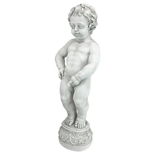 Peeing boy piped pond - boy, spitter