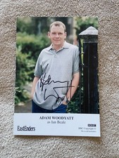 ADAM WOODYATT- IAN BEALE (EASTENDERS) HAND SIGNED BBC CAST CARD-UNDEDICATED