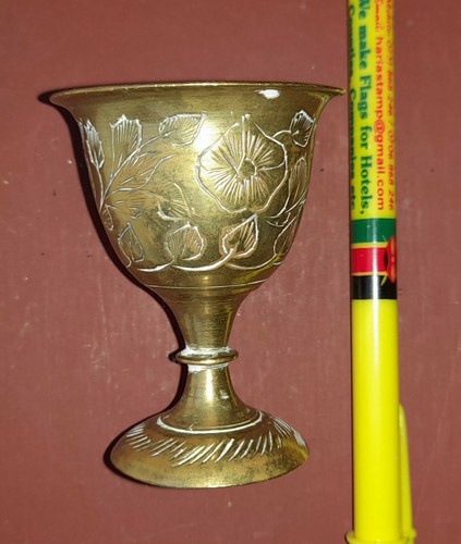 Goblet possibly brass but not