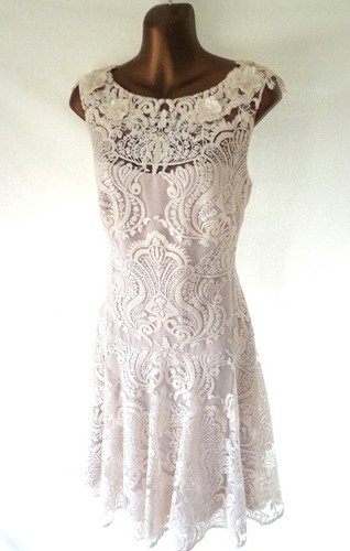 Marchesa notte cream lace - cream, fit
