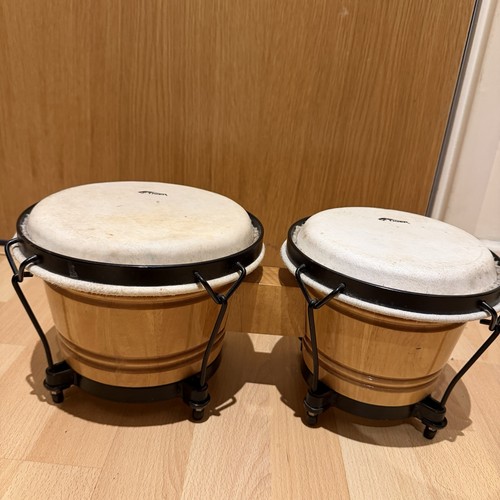 Tiger wood bongo drums 7 - drums,