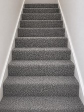 Stairs Hall Carpet Grey