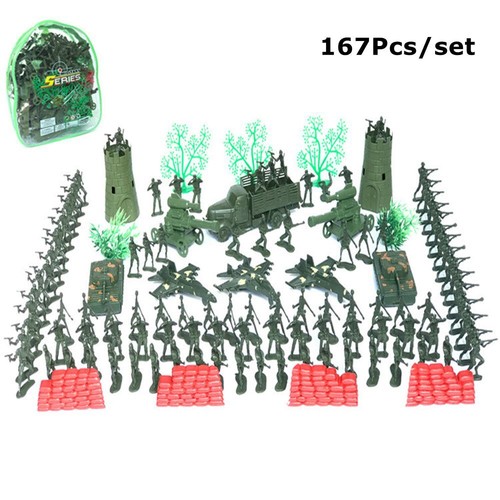 167pcs army men - army,