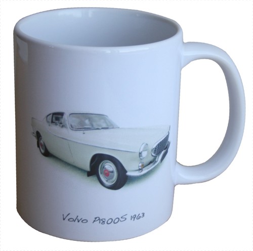 Volvo p1800s 1963 coffee - volvo, mug