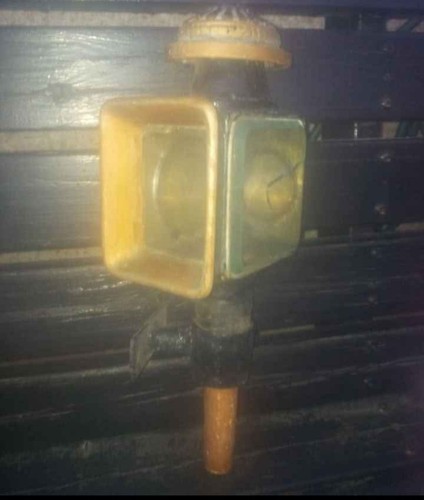 Vintage carraige lamp - vintage,